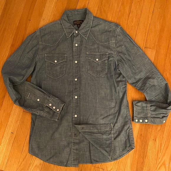True Religion Man denim shirt size Med. - Picture 1 of 7
